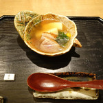 虎白 - 煮物「鴨と新筍煮  出汁張り」　2015年2月