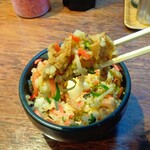 博多とんこつ 天神旗 - ヘタレ丼