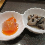 梅乃寿司 - いばらがにの内子、なまこ