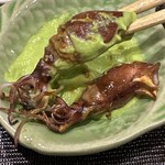 肉割烹 よし田 - ②富山蛍鳥賊　菜の花の辛し和え