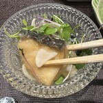 肉割烹 よし田 - ①三方五湖の雷魚　南蛮漬け