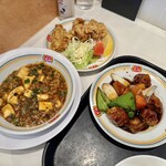 餃子の王将 - 料理写真:新極王 人気3品 ジャストサイズセット