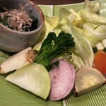 床島 - 野菜盛り