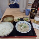 一福食堂 - 料理写真:牛モツ煮定食950