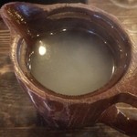 蕎麦切り　こばやし - 蕎麦湯