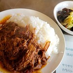カラバトカリー - セットの配膳状況