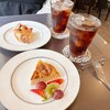 Le petit cafe Kanon - アイスコーヒー、バスクチーズケーキ