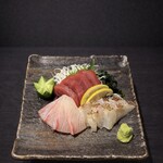 焼鶏 吉川 - お刺身3種盛り
