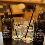 大衆昭和居酒屋 川崎の夕焼け一番星 - ホッピーセット　