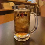 大衆昭和居酒屋 川崎の夕焼け一番星 - ホッピー黒