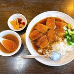 喜多八菜館 - 豚の角煮飯