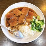喜多八菜館 - 豚の角煮飯