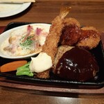 銀座ライオン - 賑わい鉄板プレート