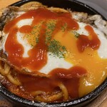 ほていちゃん - 鉄板つまみ 目玉焼きナポリタン