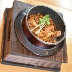 華塩 - 煮干しそば（醤油）＋肉釜飯（１，２００円）２０２６年３月