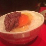 Tarutaruhorumon - スペ玉ごはんの上で華麗にお肉をトリプルバウンド