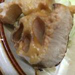 Yakitori Tsukumo - 蓮根辛子塗り！
                        食べていた途中に写真ととないこなとに気付いたので小さく見えるけど大きいです！