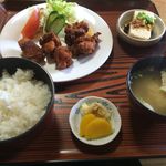 一夕 - 唐揚げ定食（740円）