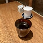 しおて - 〆に無料の蕎麦茶