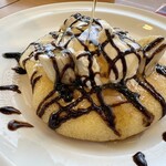 ガスト - 料理写真:メープルシロップ、かけ中