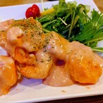 大府駅前ダイニングBLOOM酒場 - 海老マヨの野菜添え
