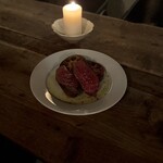 繁邦 - 蝦夷鹿肉とレンコンのロースト