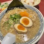 丸源ラーメン - 料理写真:肉そば+温玉ごはん