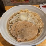 時は豚なり - 豚ラーメン　ヤサイ少なめ　ニンニクマシ