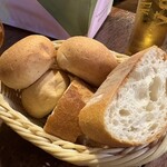ワイン酒場 Bistro 2538 - お通しのパン
