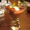 La Coccinella - 料理写真:ドルチェ＝苺のスプーマと自家製練乳ジェラート=2015年1月