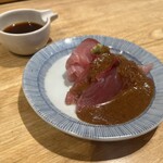 니혼바시 가이센동(해물덮밥) 츠지한 밋도타운점 - 처음 등장한 회.