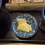 そば処 大むら - 漬物