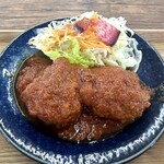 あさつみ食堂 - 煮込みハンバーグ