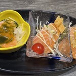 中華居酒家 AJITO - サーモンの中華風刺身