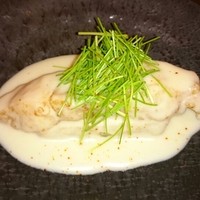 日本料理 晴山 - 鱈とエビイモ 白子のソース
