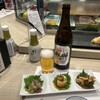 梅丘寿司の美登利総本店 - 付け出しだけで、結構お酒が進みました。