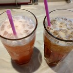 DOUBLE THREE DINER - ストロベリーレモンフィズ＆アールグレイティーソーダ