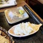 そば遊歩 - 辛味大根・薬味