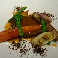 レストラン リューズ - 和牛頬肉のブレゼ オリーブの香るソースに産直野菜のソテーを添えて