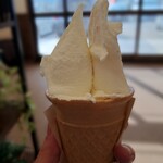 石田牧場のジェラート屋 めぐり - ダブル(石田ミルク、塩バターキャラメル)