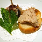 ラ・トルテュ - メニューと共に出されたお通し