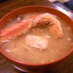 日野亭 - タラバ蟹汁