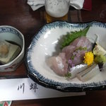 川蝉 - 刺身盛り合わせ