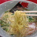 山岡家 - 朝ラーメン（400円）麺リフト