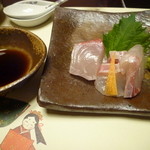 梅の花 - 鯛のお刺身