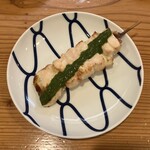 かつきり - むね肉アンチョビグリーンソース