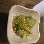 谷中銀座 写楽 - セロリの浅漬け