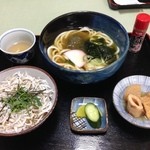 かどや食堂 - しらす丼とうどんの定食 780円(税込)