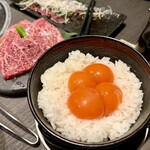 Wagyu Soul 29 - 卵黄ご飯とカイノミ
