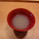 割烹・蕎麦 波と風 - 蛤と若布のおだしがたっぷりの御椀